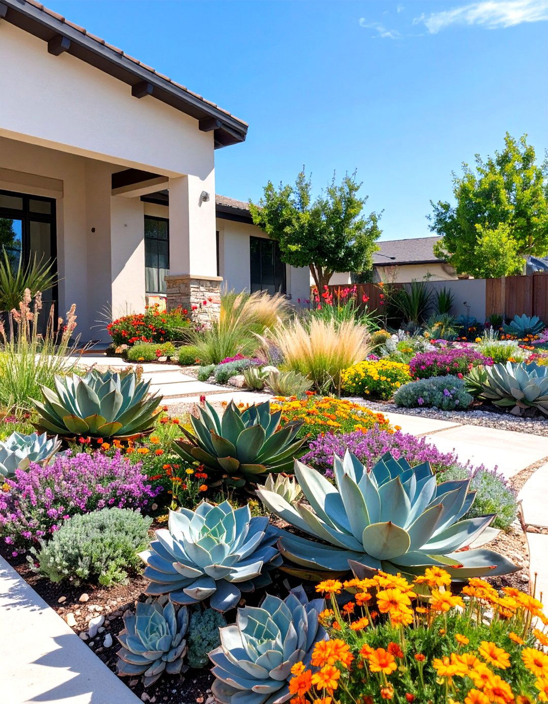 Design with Xeriscaping Principles - 30 sustainable landscape design ideas