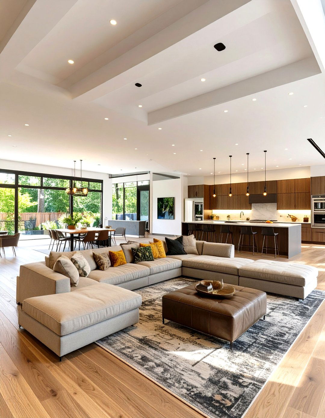 Designing Open Concept Living Spaces - 30 what is contemporary interior design ideas