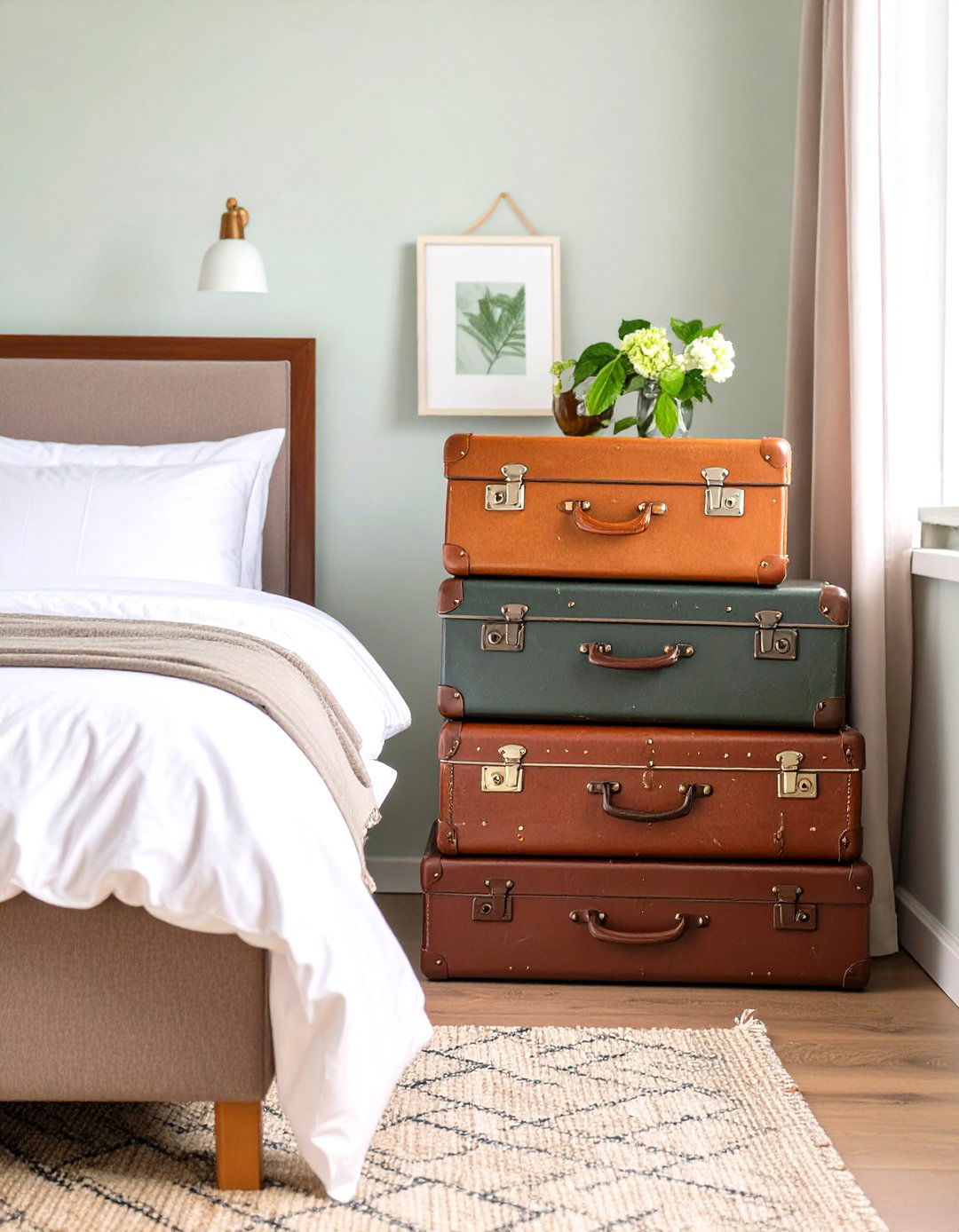 Designing with Vintage Suitcases - 30 vintage interior design ideas