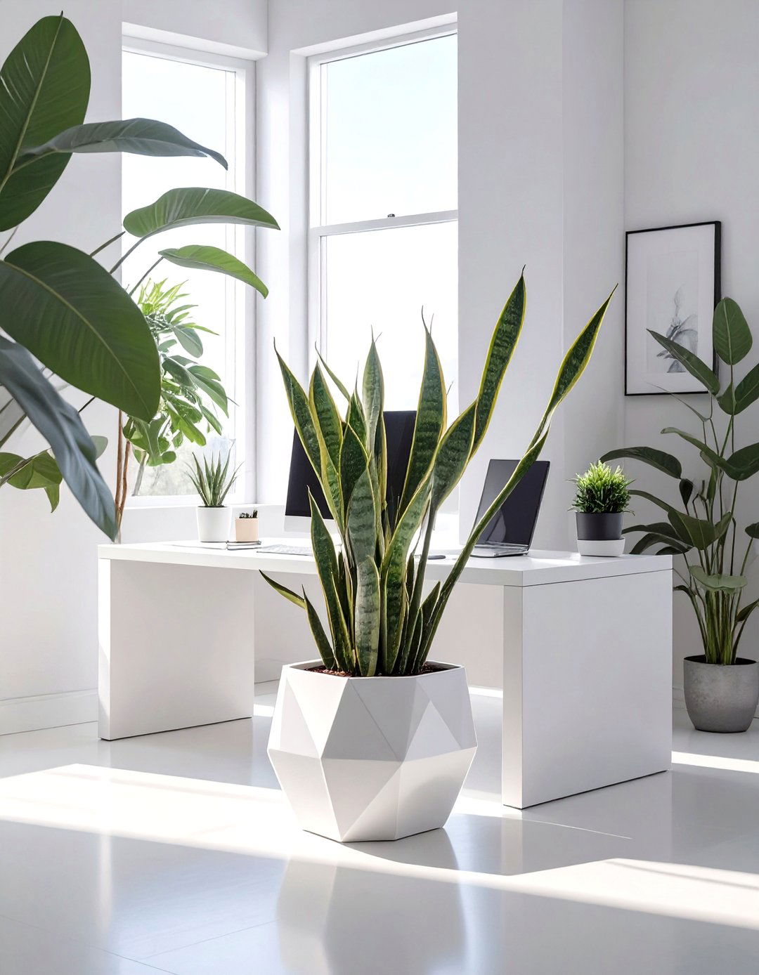 Desk Plant and Modern Planter - 30 office  gift ideas