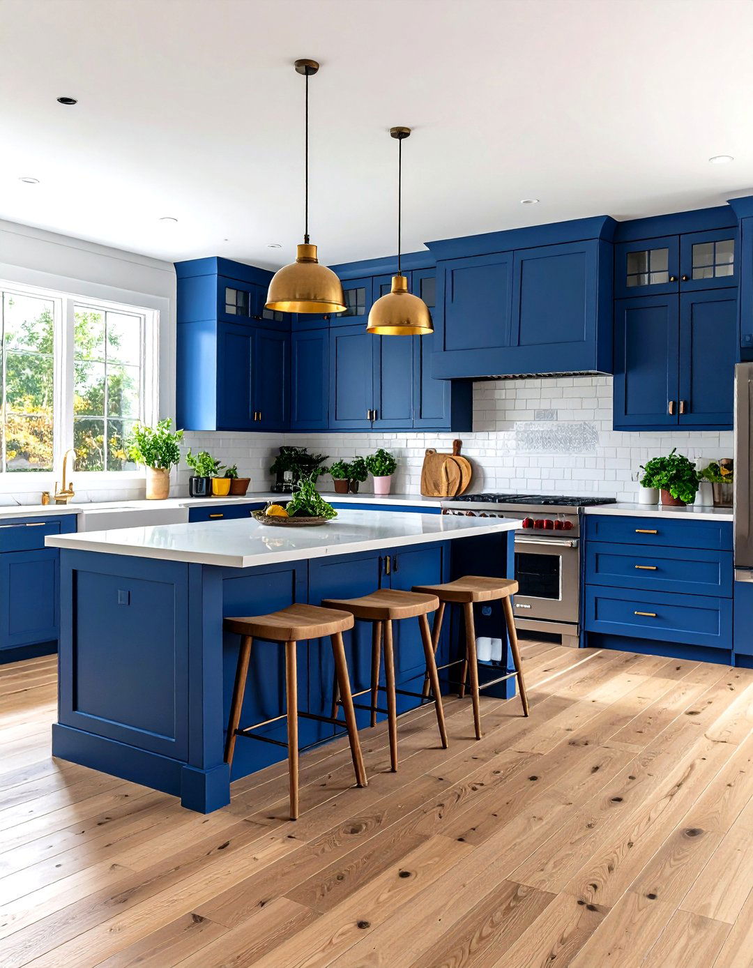 Diagonal Wood Plank Kitchen Floor - 30 kitchen floors ideas