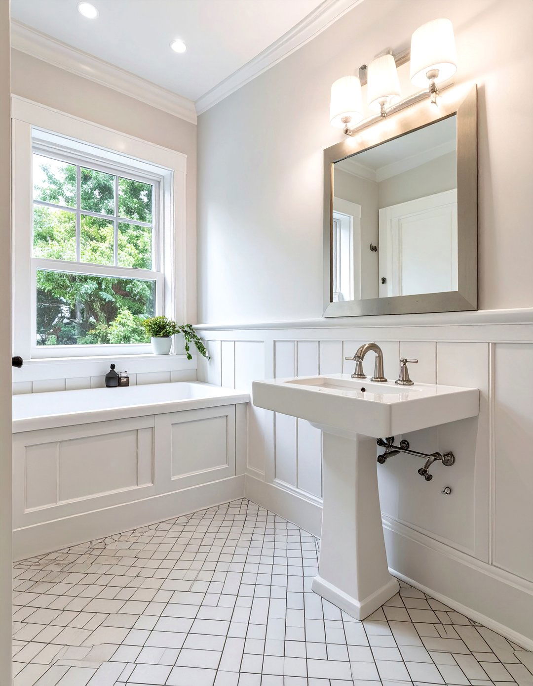 Diamond Pattern Bathroom Tile Floor - 30 bathroom tile floor ideas