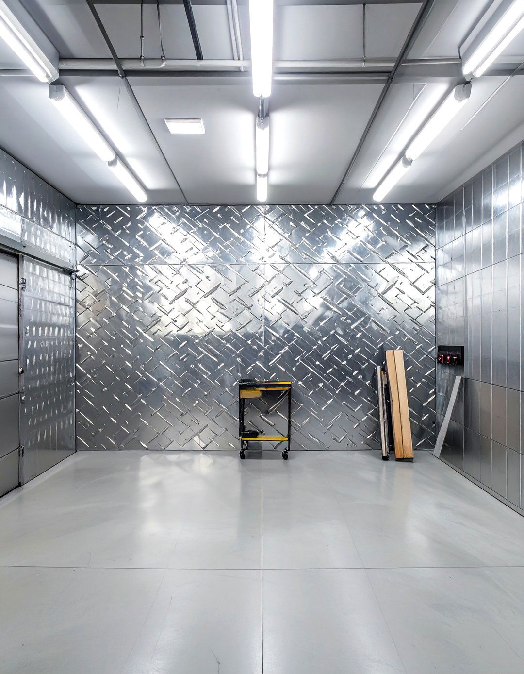 Diamond Plate Wall Panels - 30 interior garage wall ideas