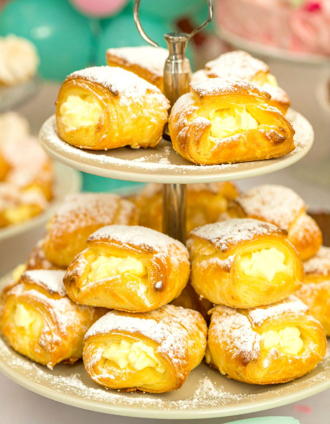 Diaper Raffle Dessert Pastries - 30 cute baby baby shower food ideas