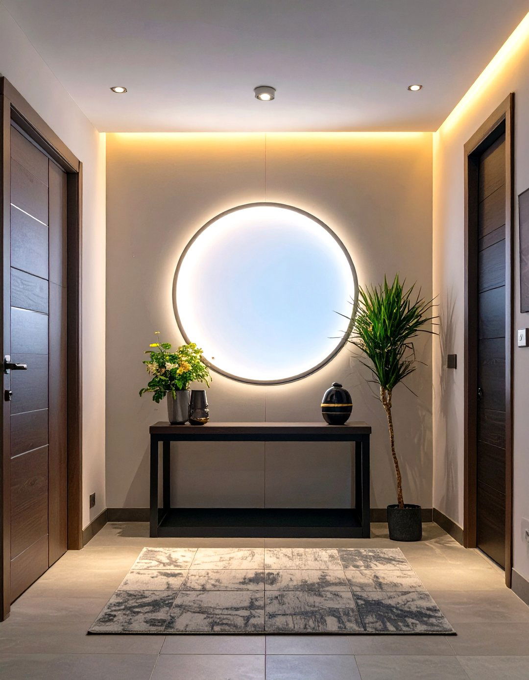 Diffused Glow Panel Lights - 30 modern outdoor lighting ideas for front of house