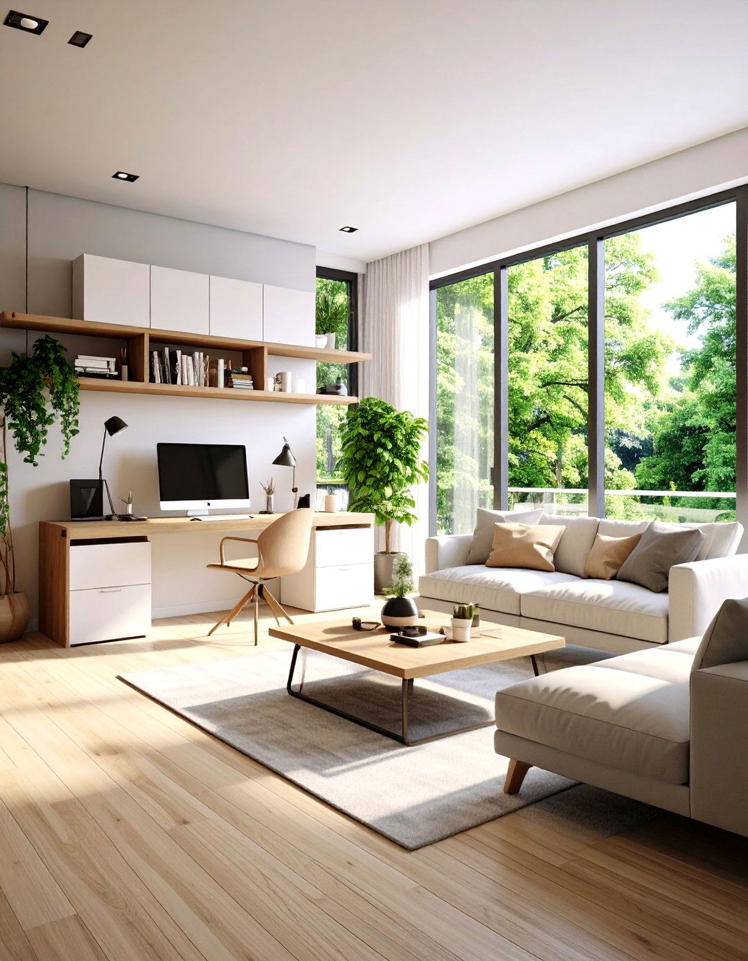 Digital Nomad Multifunctional Living Room - 30 living room decor ideas 2025