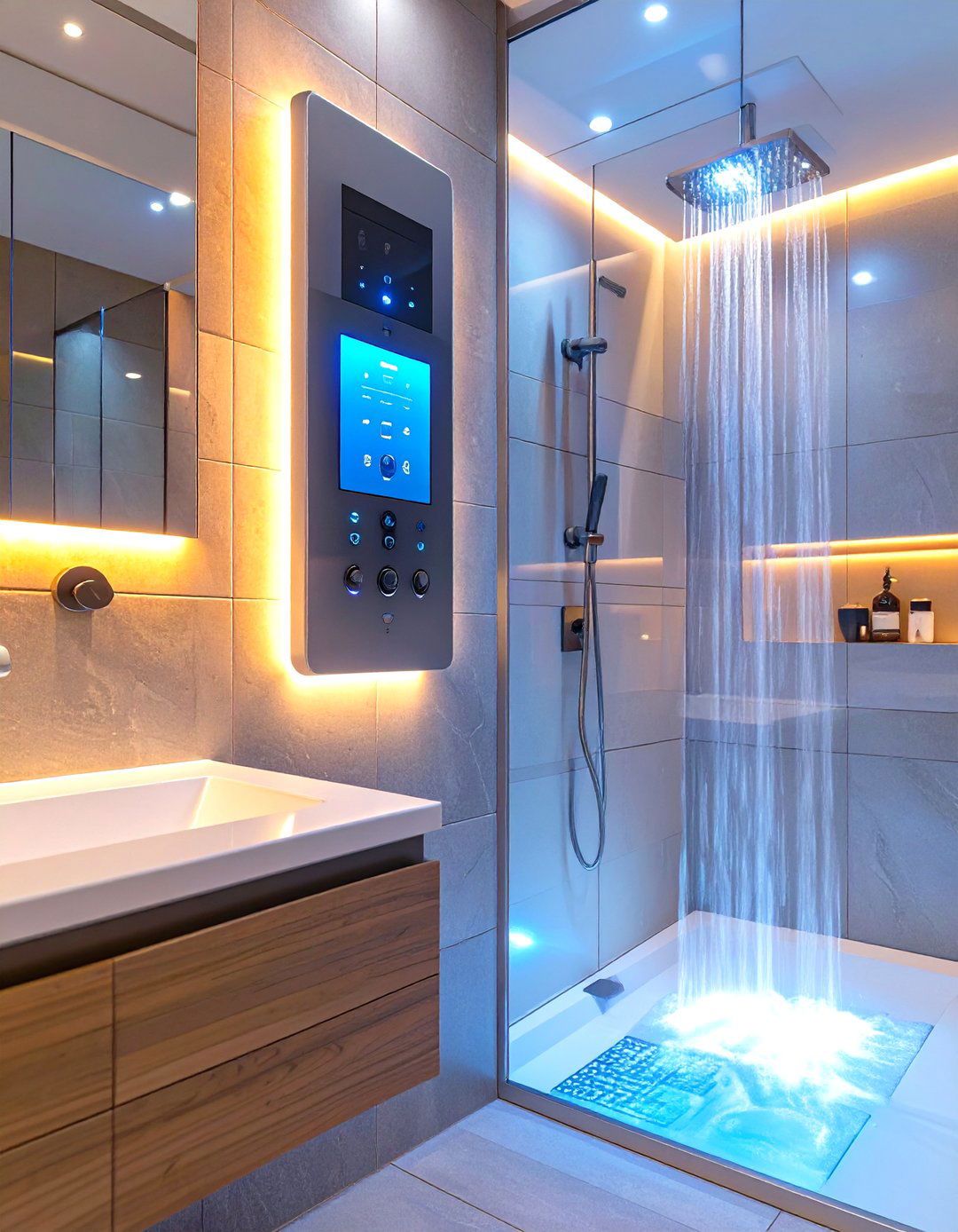Digital Shower Control System - 30 ultra modern modern luxury bathroom design ideas