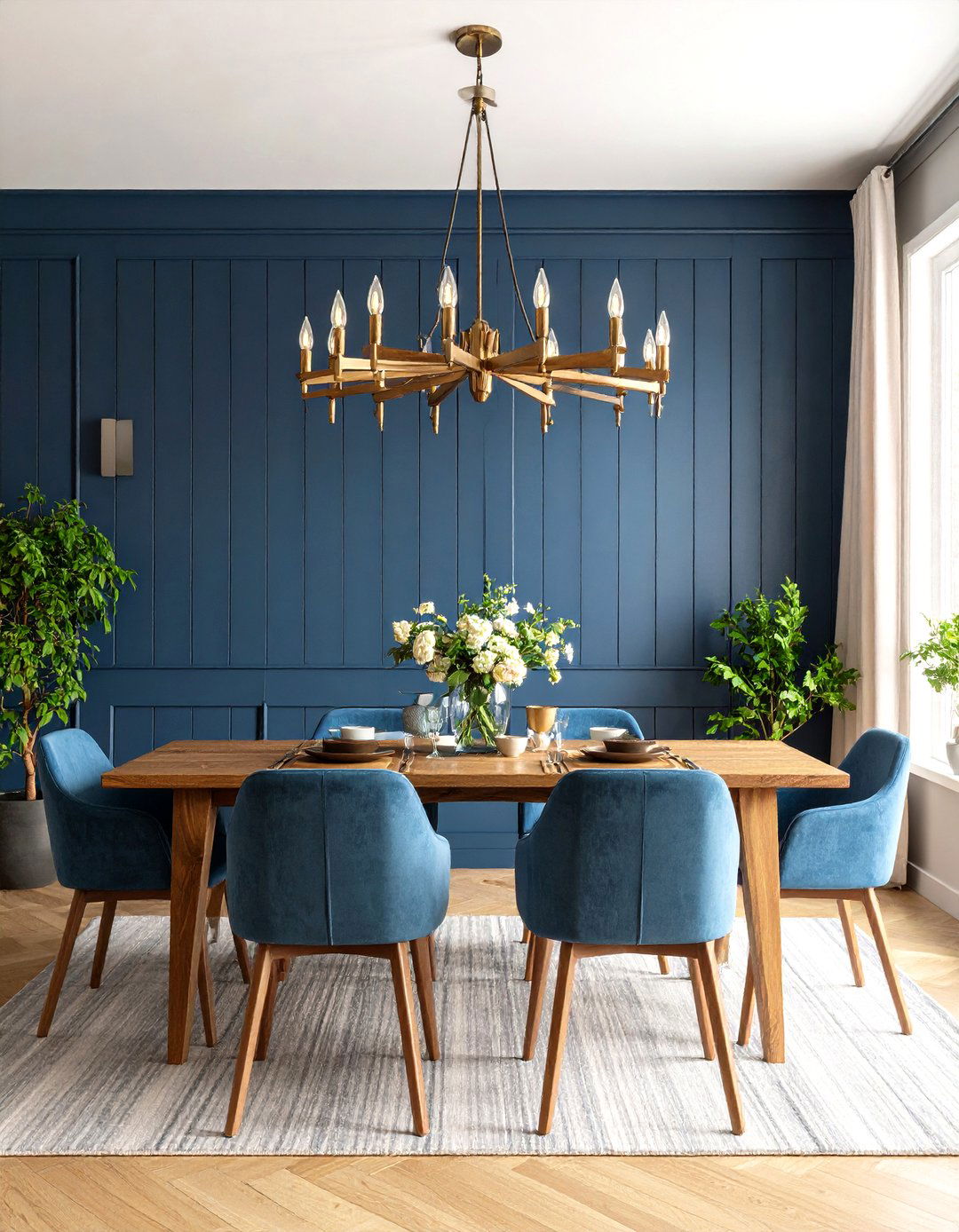 Dining Room Board and Batten - 30 ai accent wall design ideas