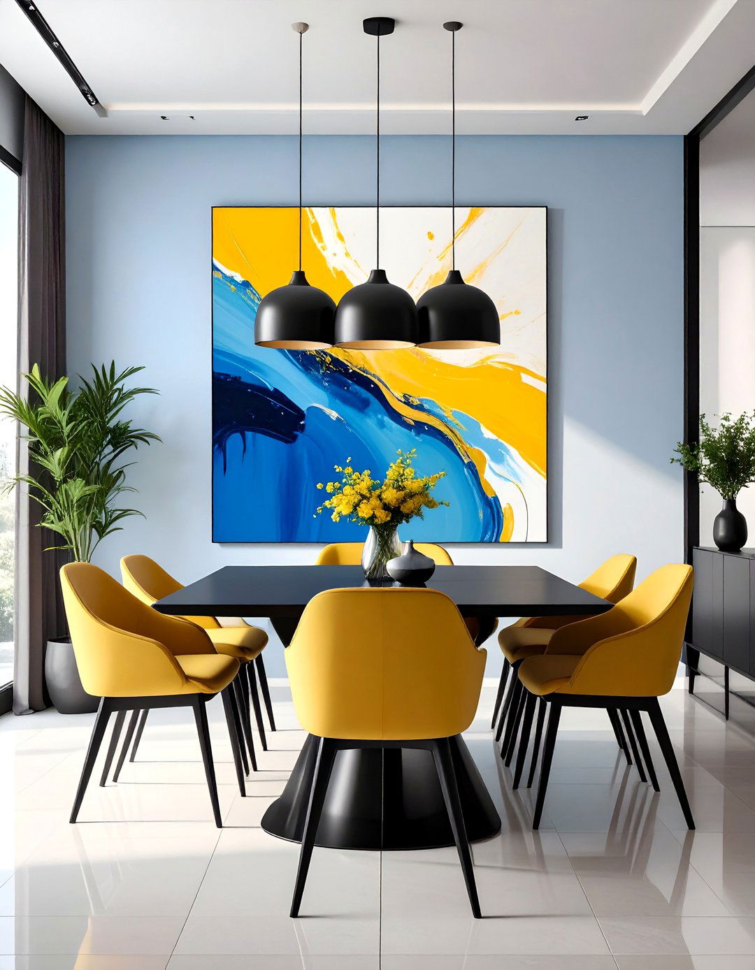 Dining Room Large Scale Art - 30 accent wall designs