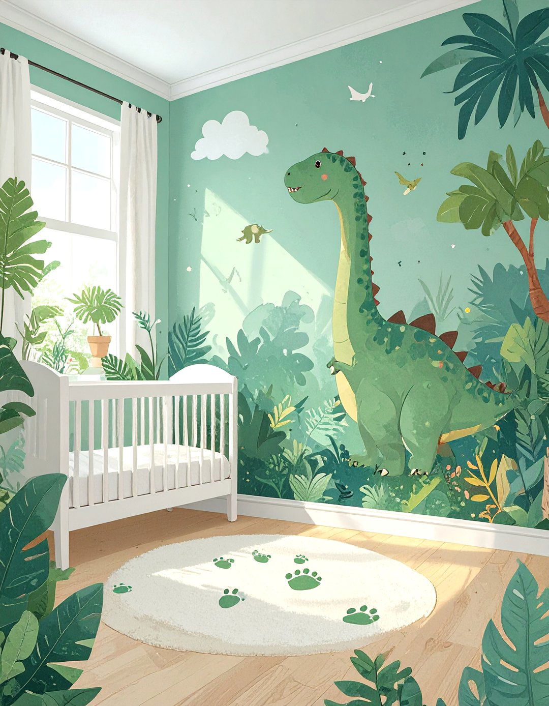 Dinosaur Discovery Baby Room - 30 baby room decor ideas