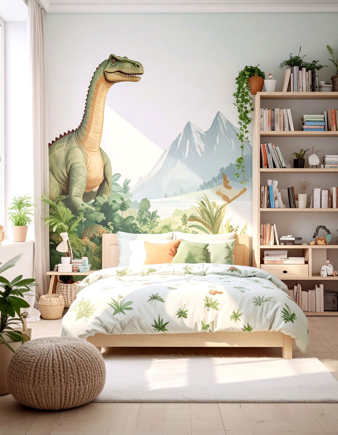 Dinosaur Themed Bedroom - 30 toddler boy bedroom ideas