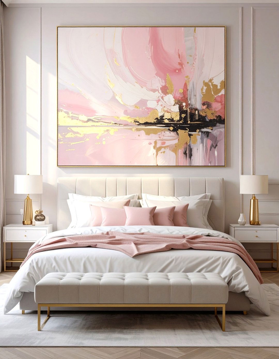 Display Meaningful Art - 30 ways to spice up the bedroom ideas