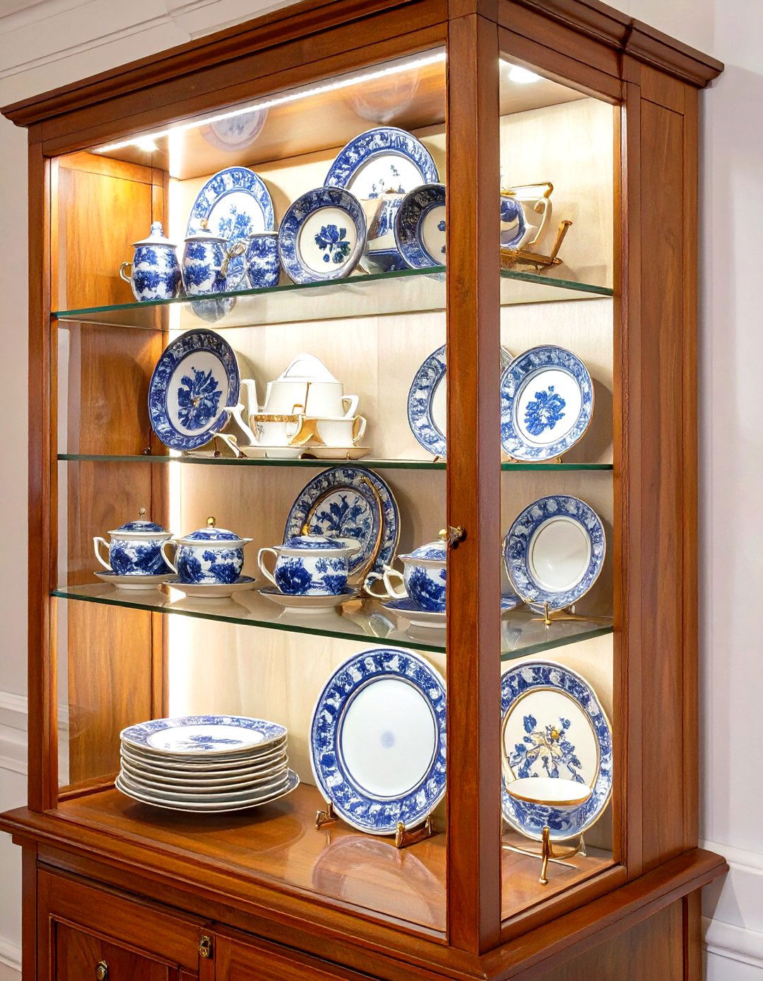 Displaying China and Porcelain - 30 what is traditional interior design ideas