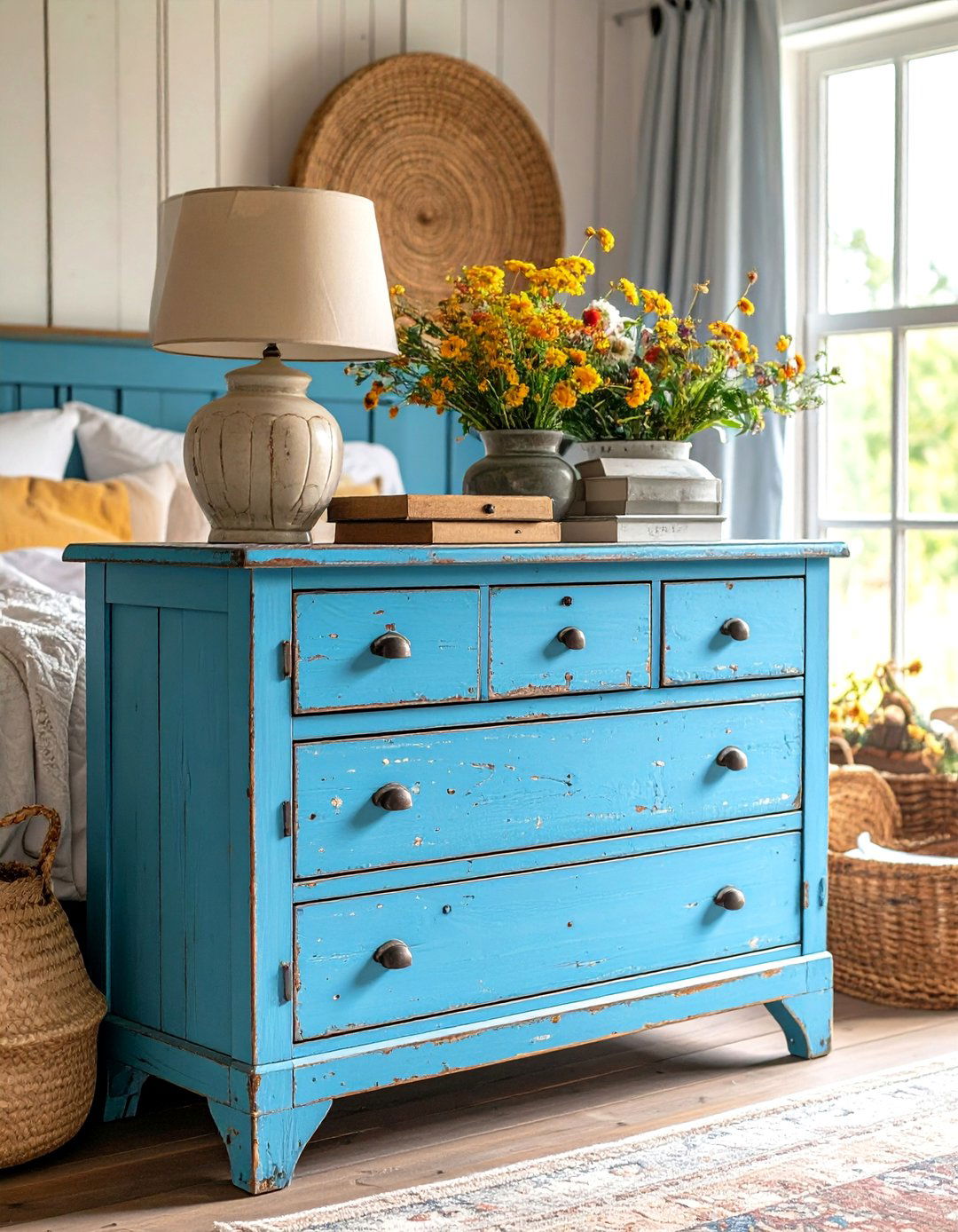 Distressed Furniture Finishes - 30 rustic home decor ideas