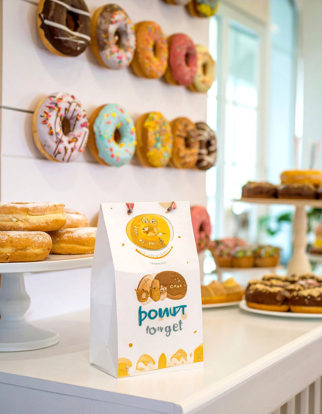 Donut Treat Bags - 30 baby shower favors ideas