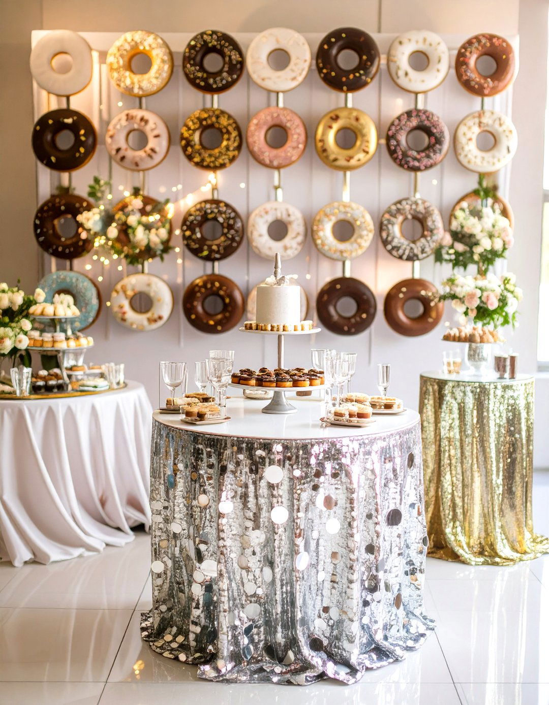 Donuts and Diamonds Morning Shower - 30 couples shower ideas