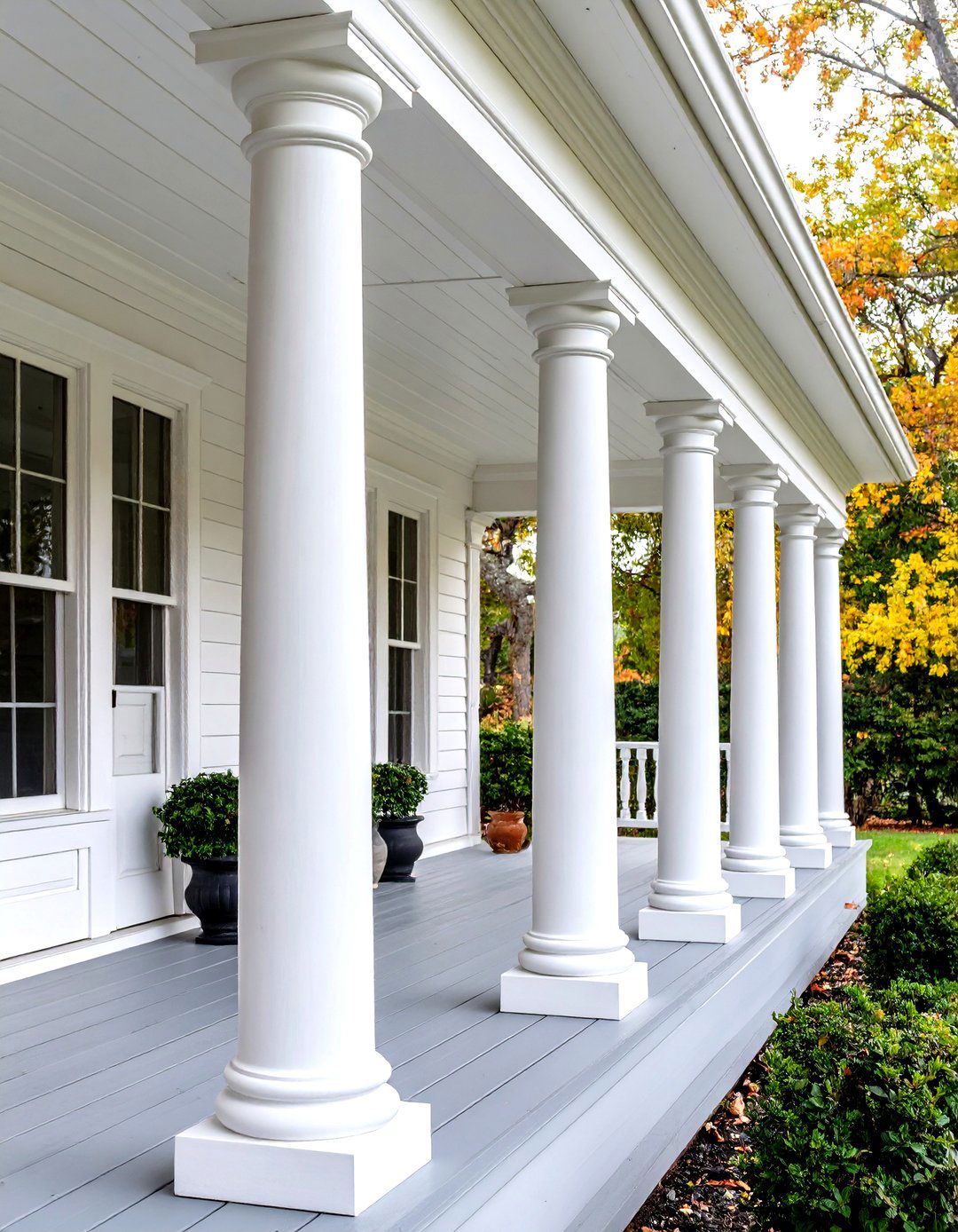 Doric Order Porch Columns - 30 front porch column ideas