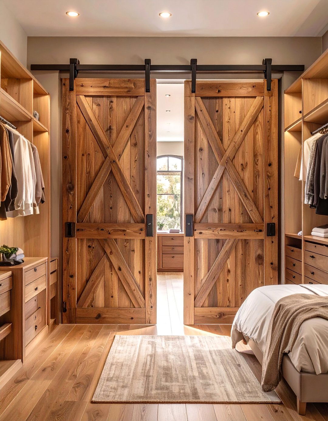 30 Stylish Barn Door Closet Ideas to Elevate Your Room
