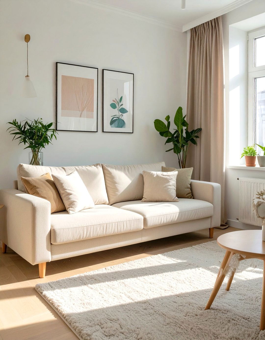 Downsizing the Sofa for Better Proportions - 30 small narrow living room ideas