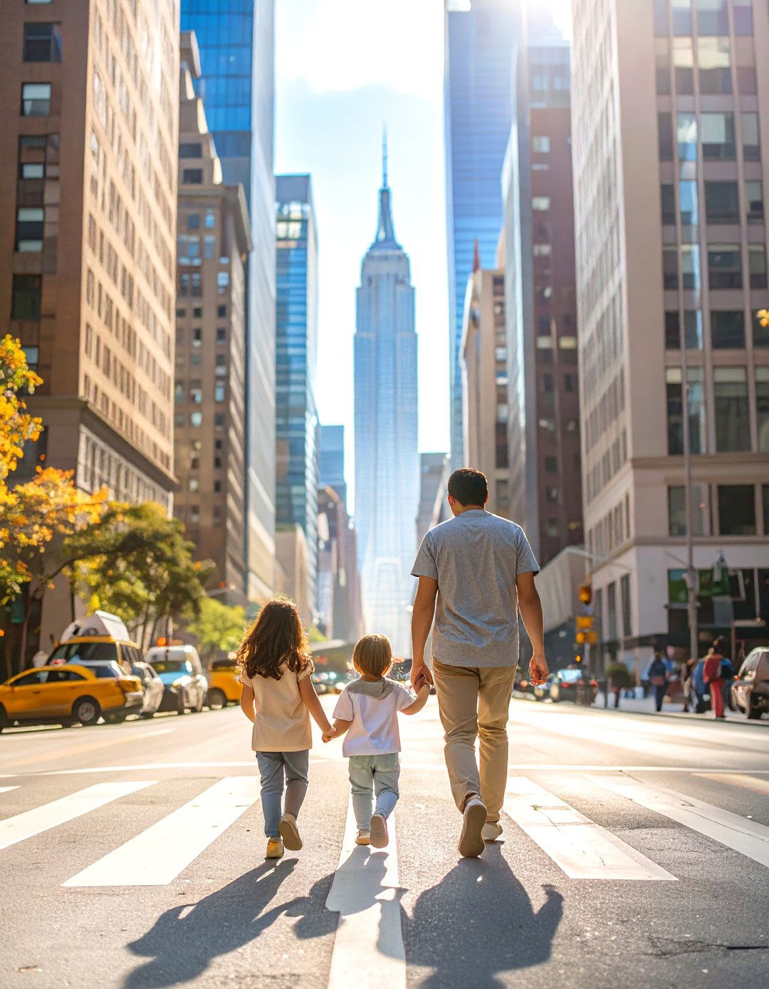 Downtown Cityscape Photoshoot - 30 outdoor family photoshoot ideas
