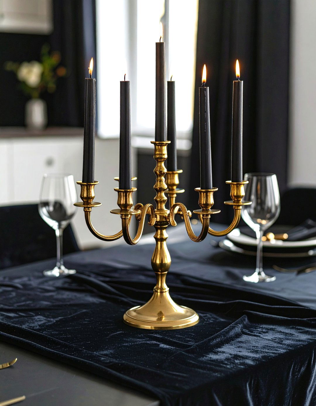 Dramatic Dark Academia - 30 kitchen table decorations ideas