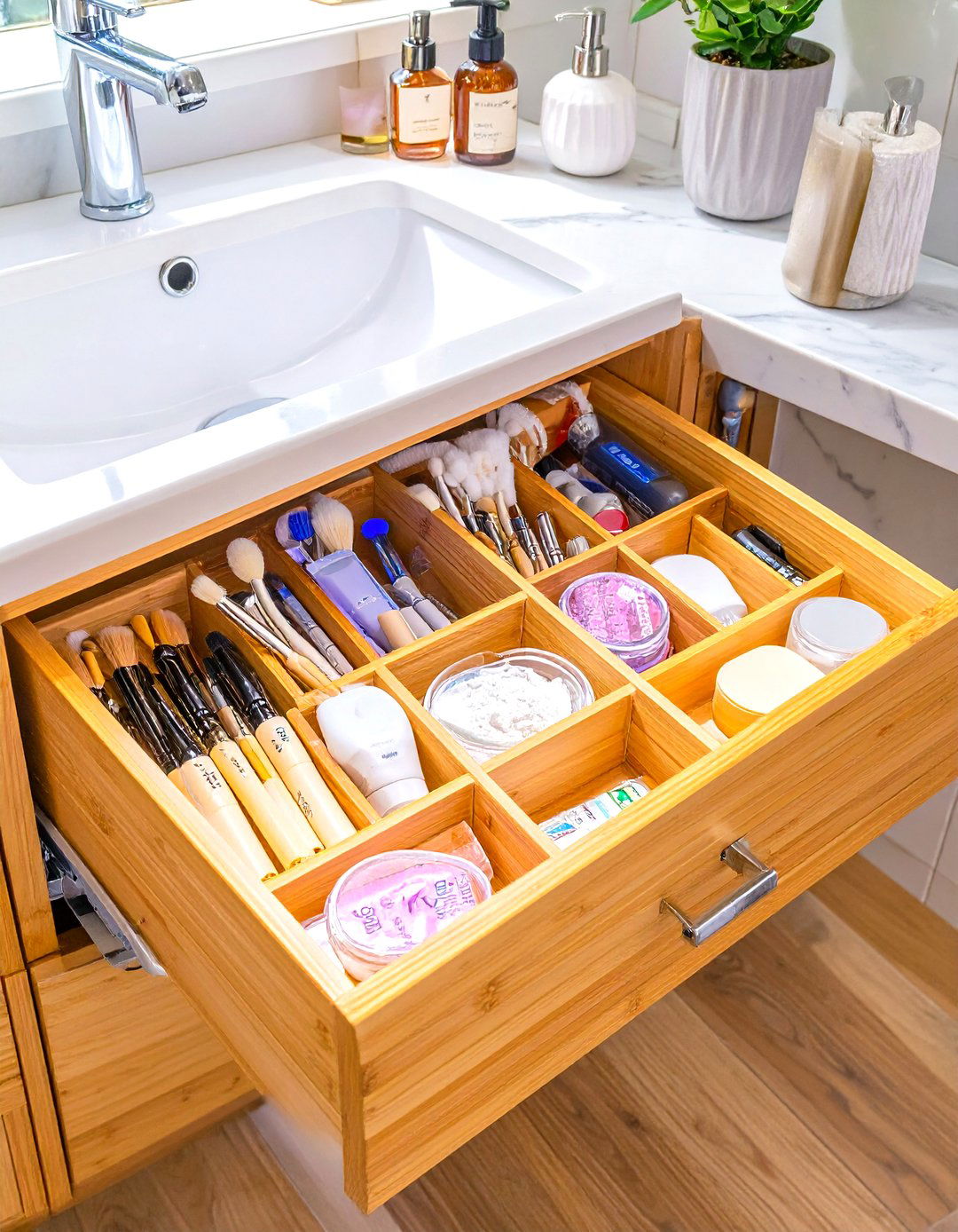 Drawer Divider Under Bathroom Sink Storage Trays - 30 under bathroom sink storage ideas