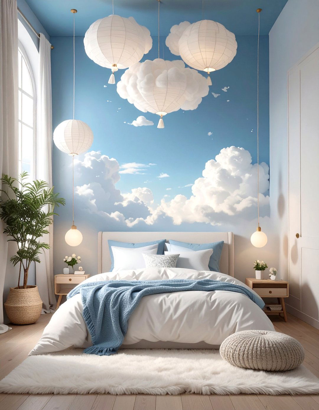 Dreamy Cloud Haven Room - 30 cute room decor ideas
