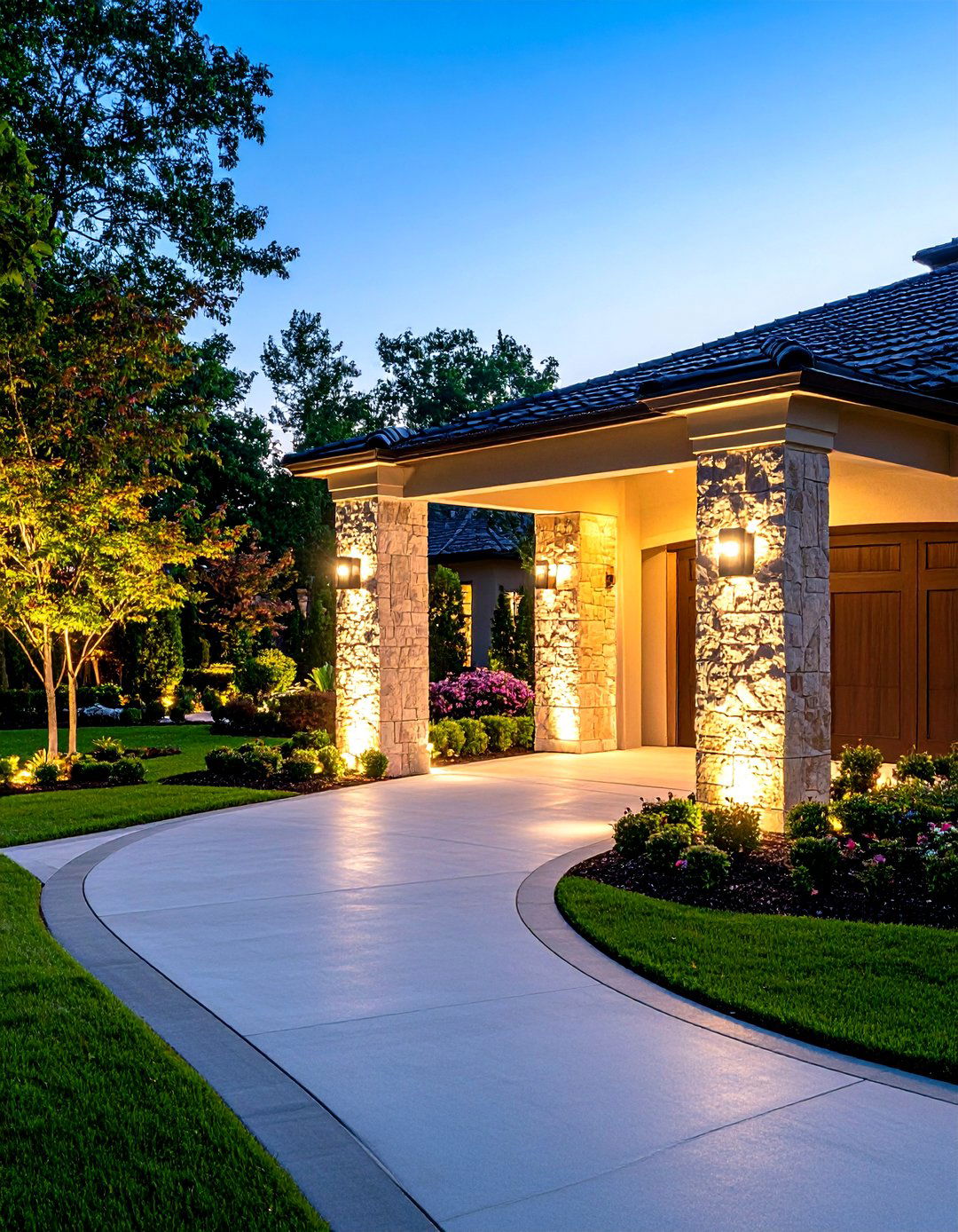 30 Modern Landscape Lighting Design Ideas for Nights