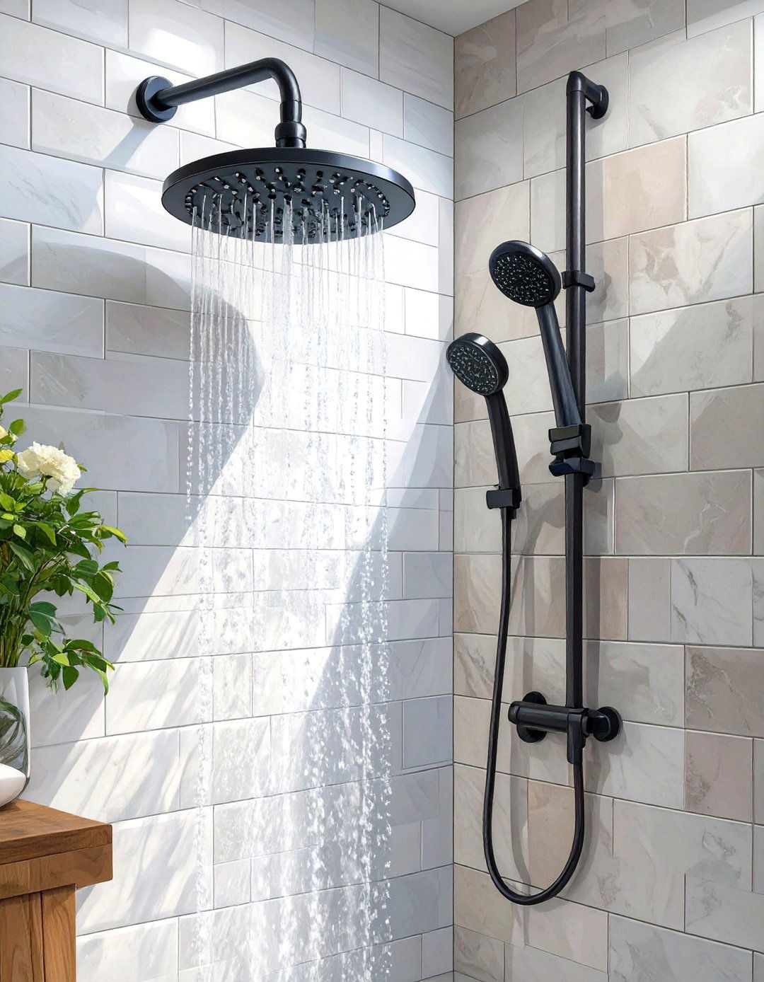 Dual Shower Head System - 30 shower designs
