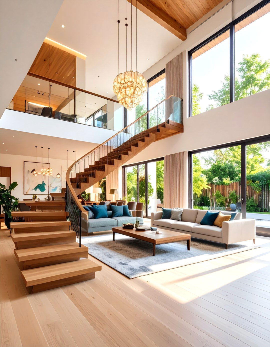 Duplex with a Central Staircase Core - 30 duplex house design ideas