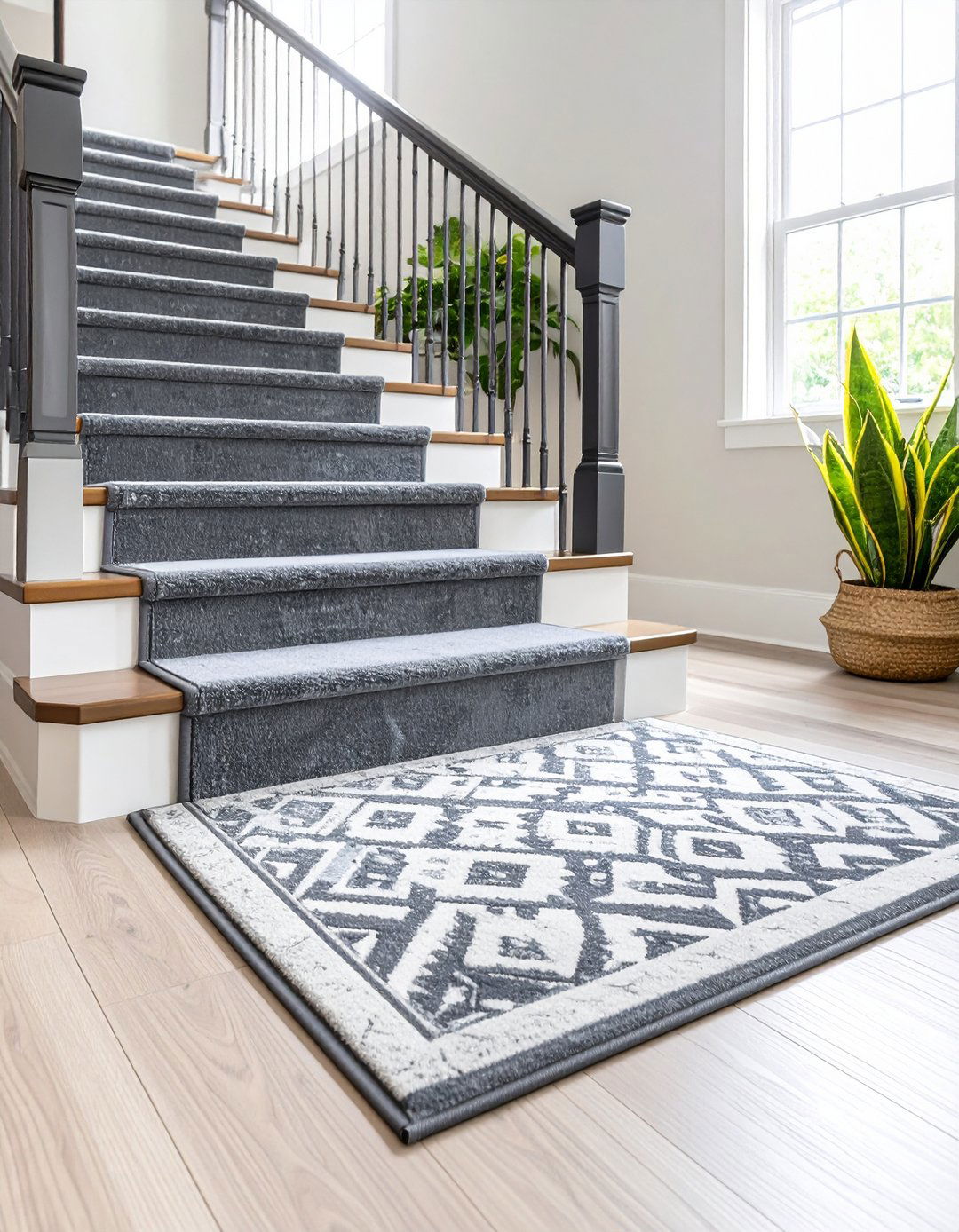 Durable Indoor Outdoor Carpet Runners - 30 latest carpet trends for stairs