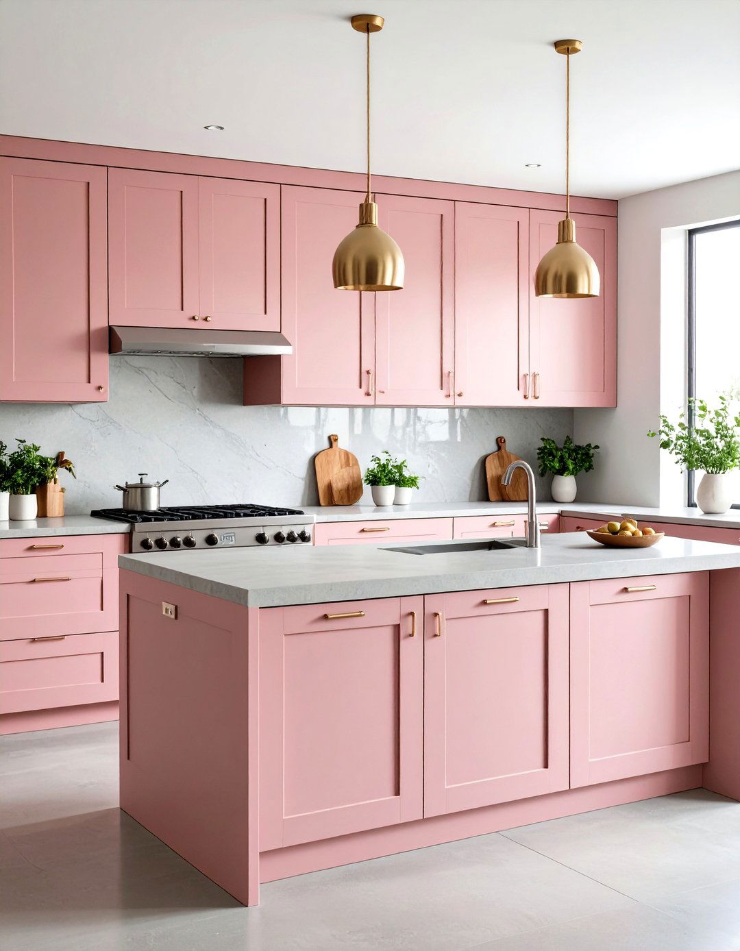Dusty Rose Kitchen Cabinets - 30 kitchen cabinet color trends 2025