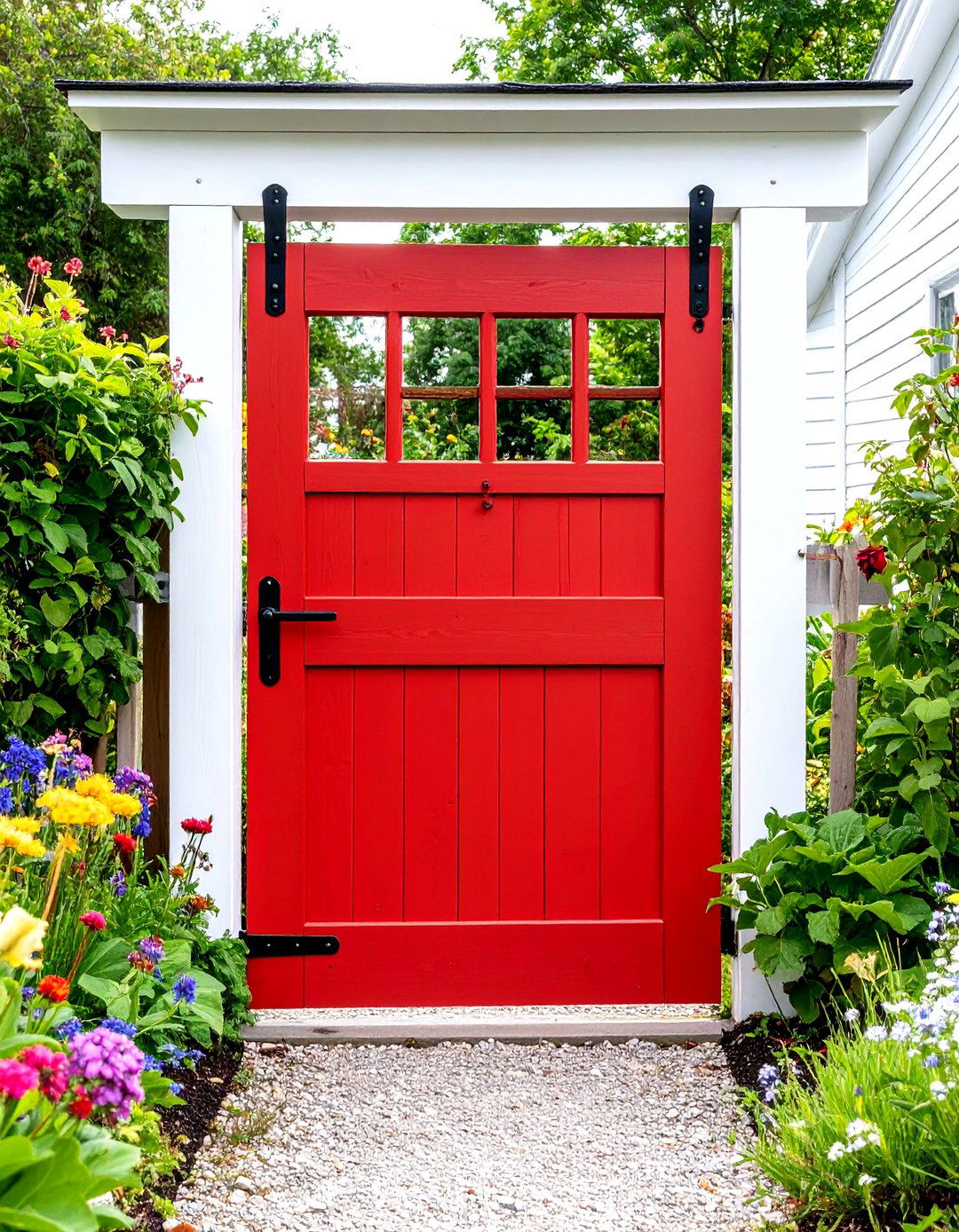 Dutch Door Garden Gate - 30 diy garden gate ideas