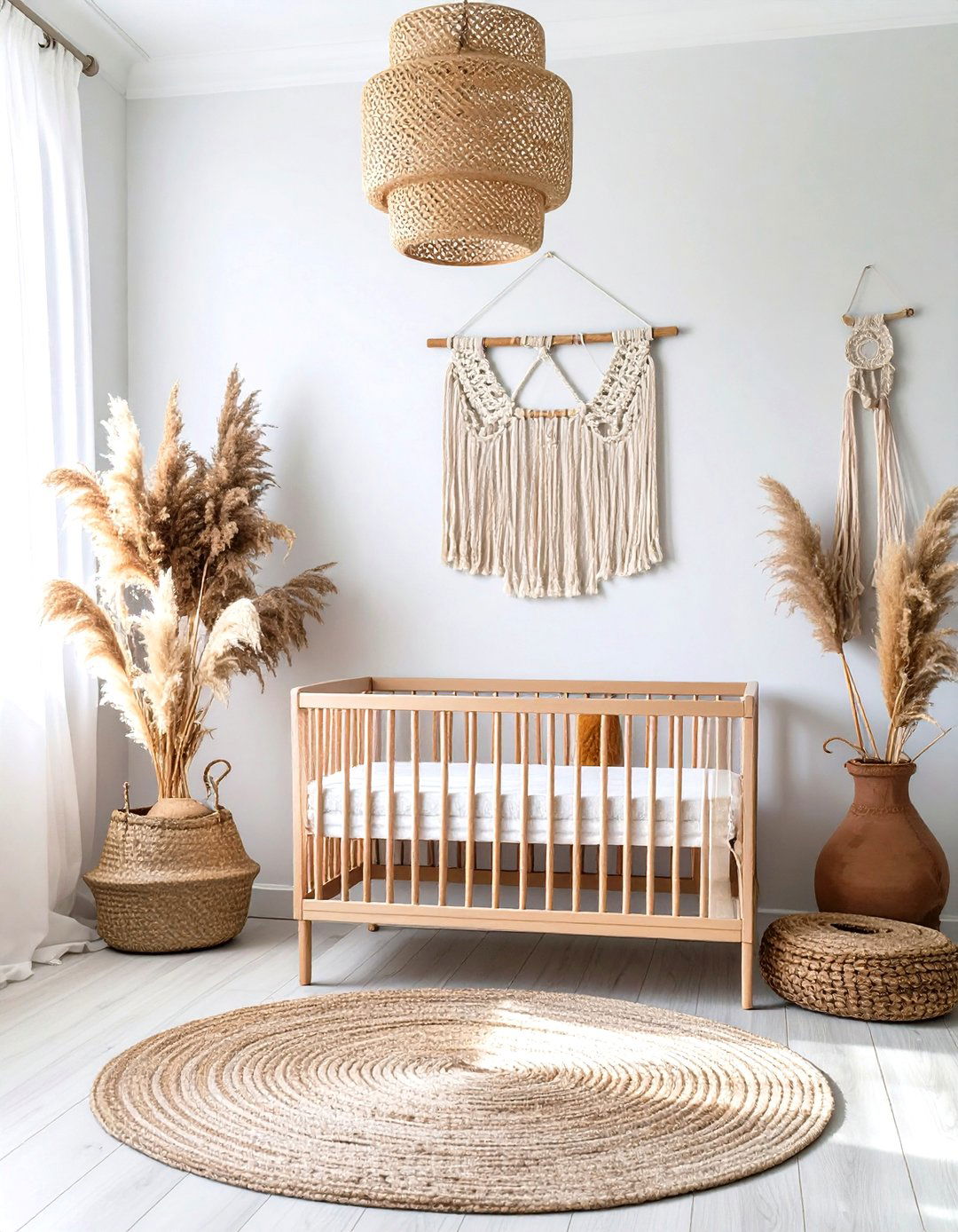 Earthy Bohemian Nursery - 30 nursery inspo ideas