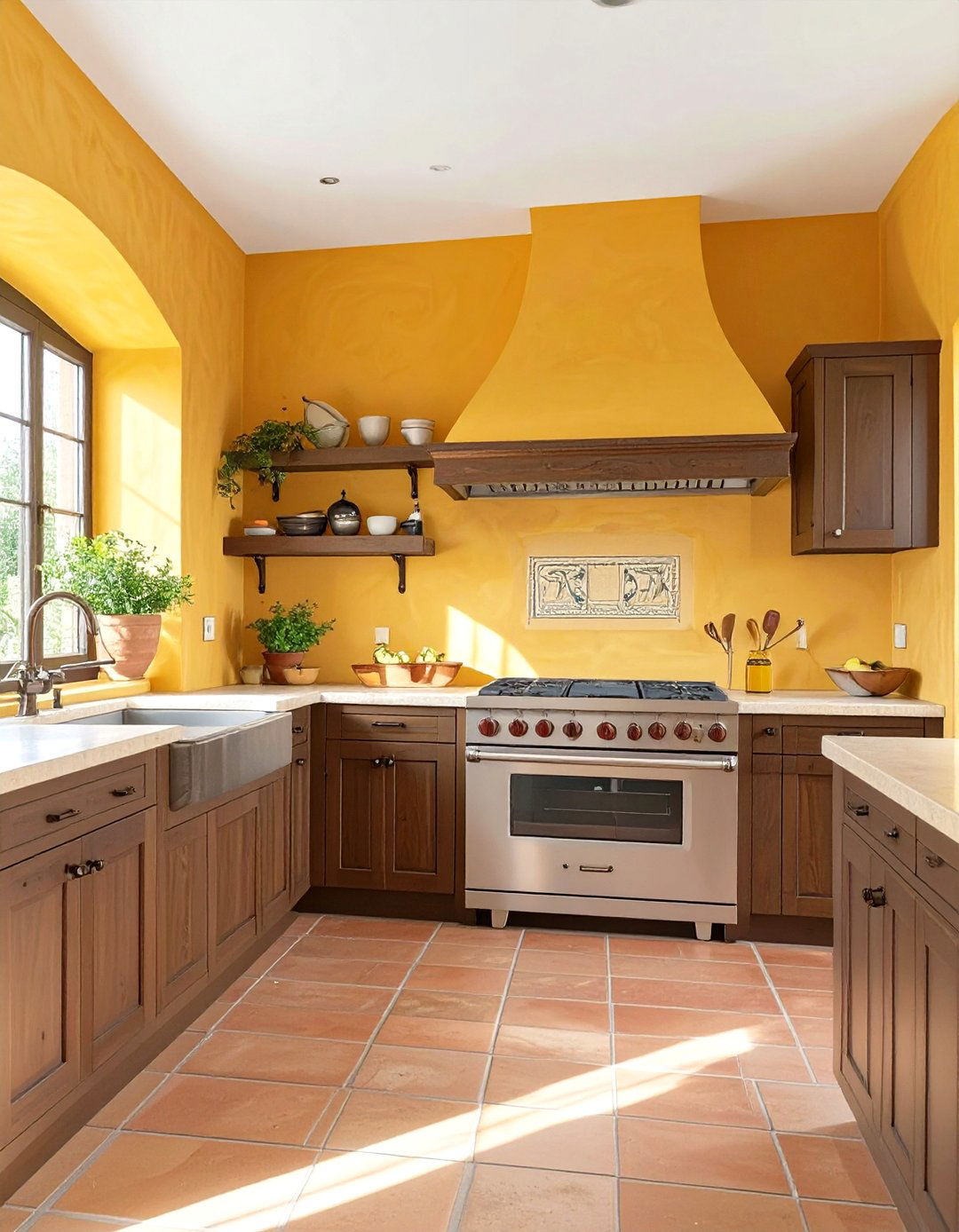 Earthy Color Palette for a Tuscan Kitchen - 30 tuscan kitchen design ideas