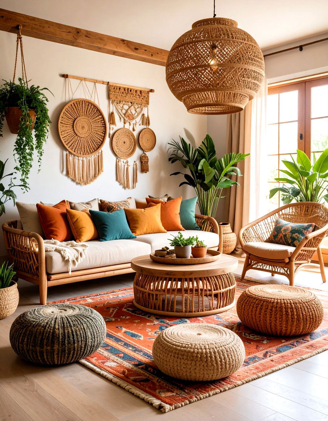 Earthy Organic Living Room - 30 home decor ideas for living room