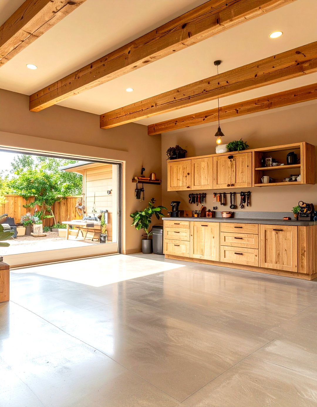 Earthy Tan Garage Paint - 30 garage paint color ideas