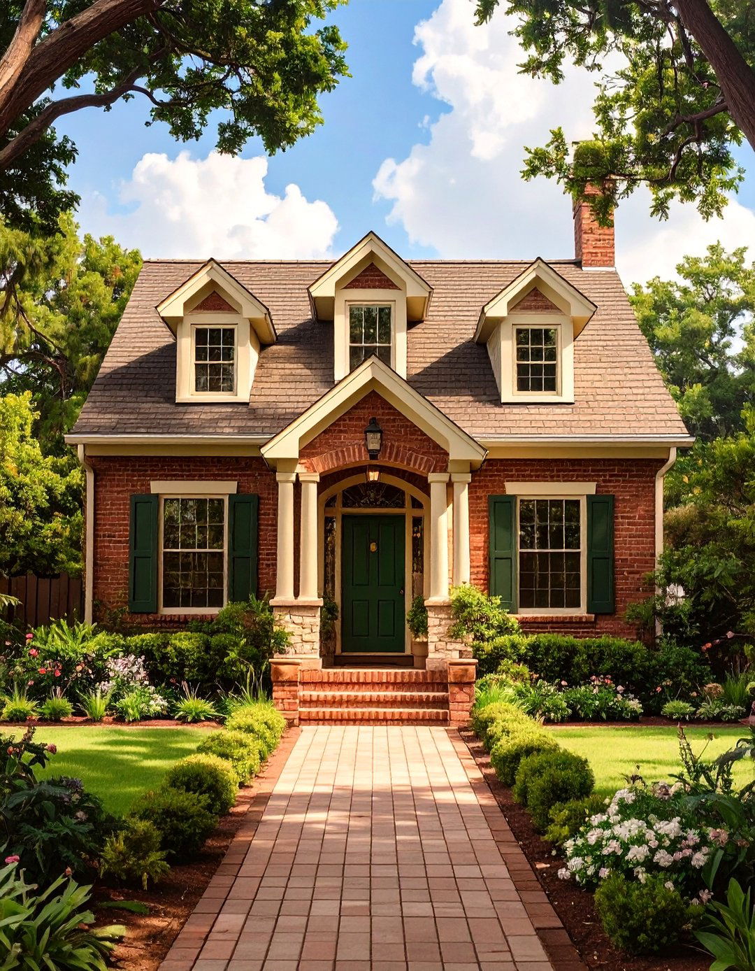 Earthy Taupe Exterior Brick Paint - 30 house exterior brick paint color ideas