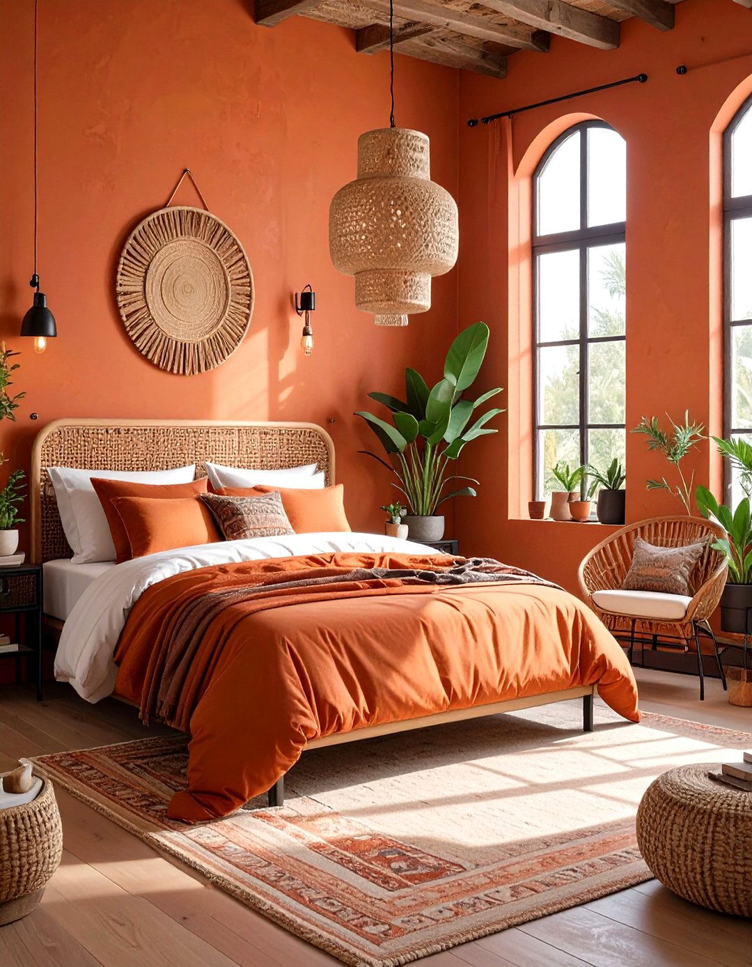Earthy Terracotta Tones - 30 master bedroom ideas modern