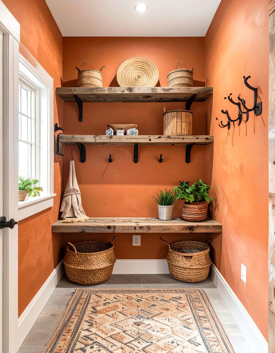 Earthy Terracotta Tones - 30 broom wall color ideas