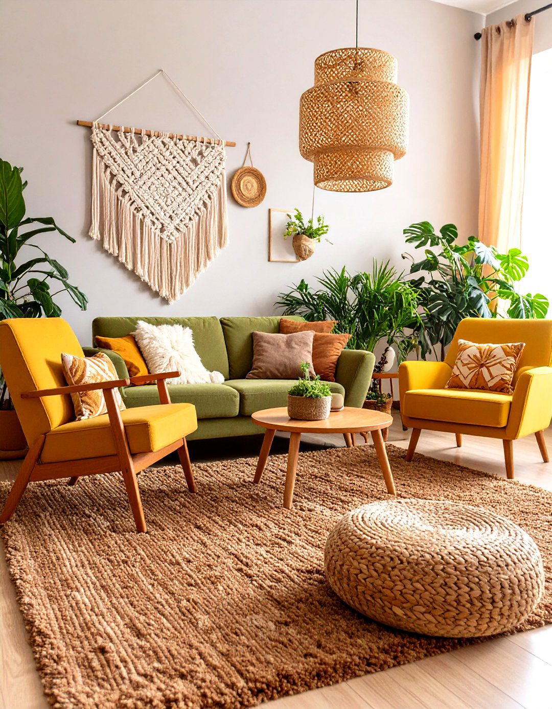Earthy Tones Living Space - 30 60s interior design ideas