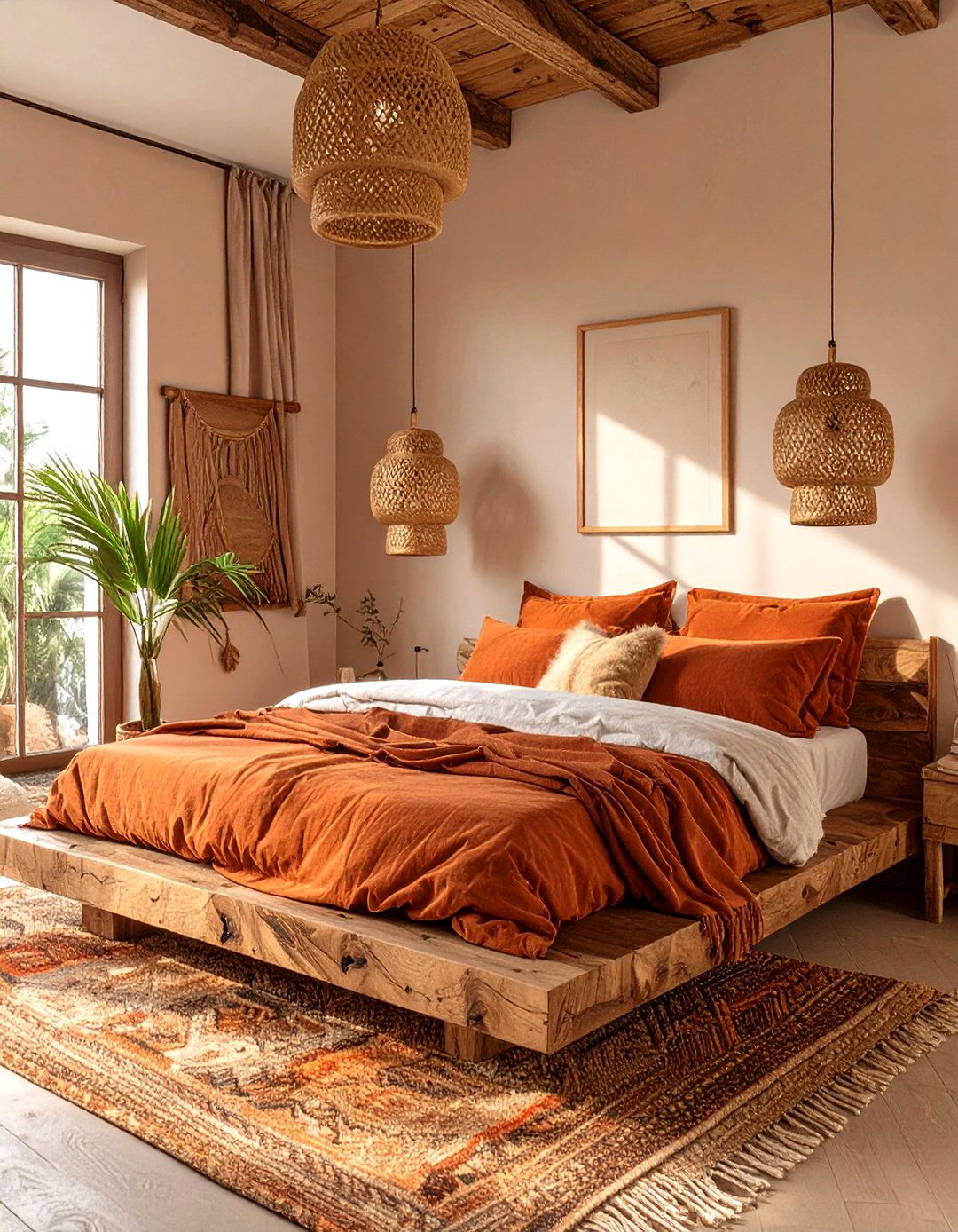 Earthy Tones Modern Bohemian Bedroom - 30 modern bohemian interior design ideas