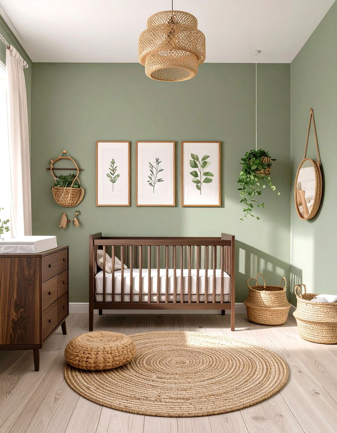 Earthy Tones Nursery Design - 30 modern baby boy room ideas