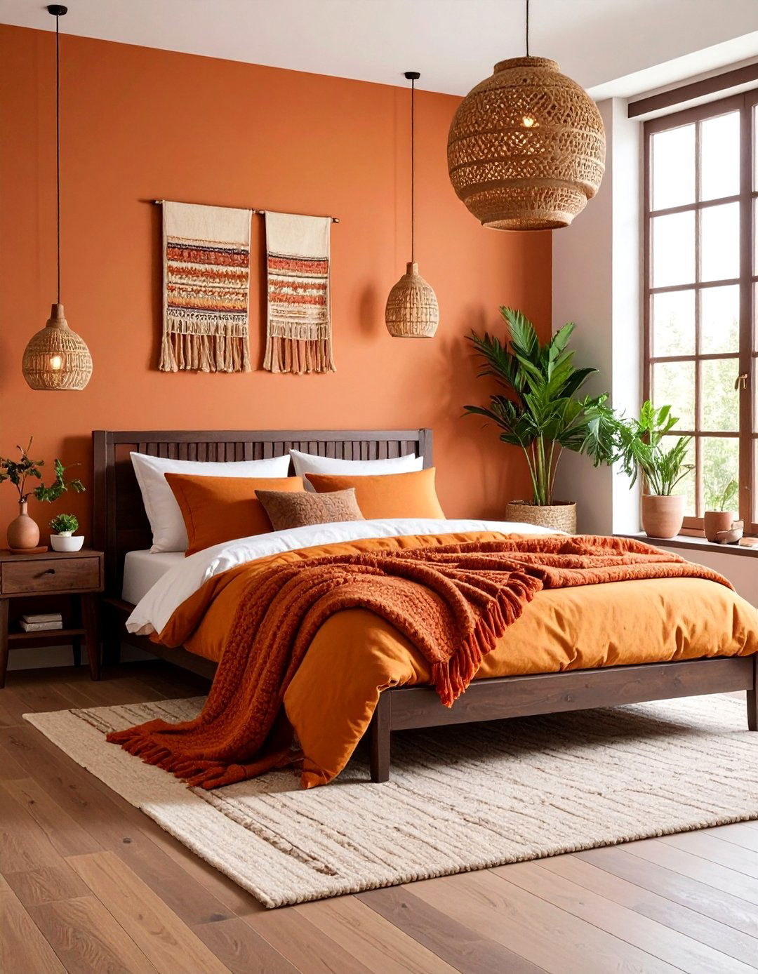Earthy Tones and Terracotta Bedroom - 30 2025 bedroom trends