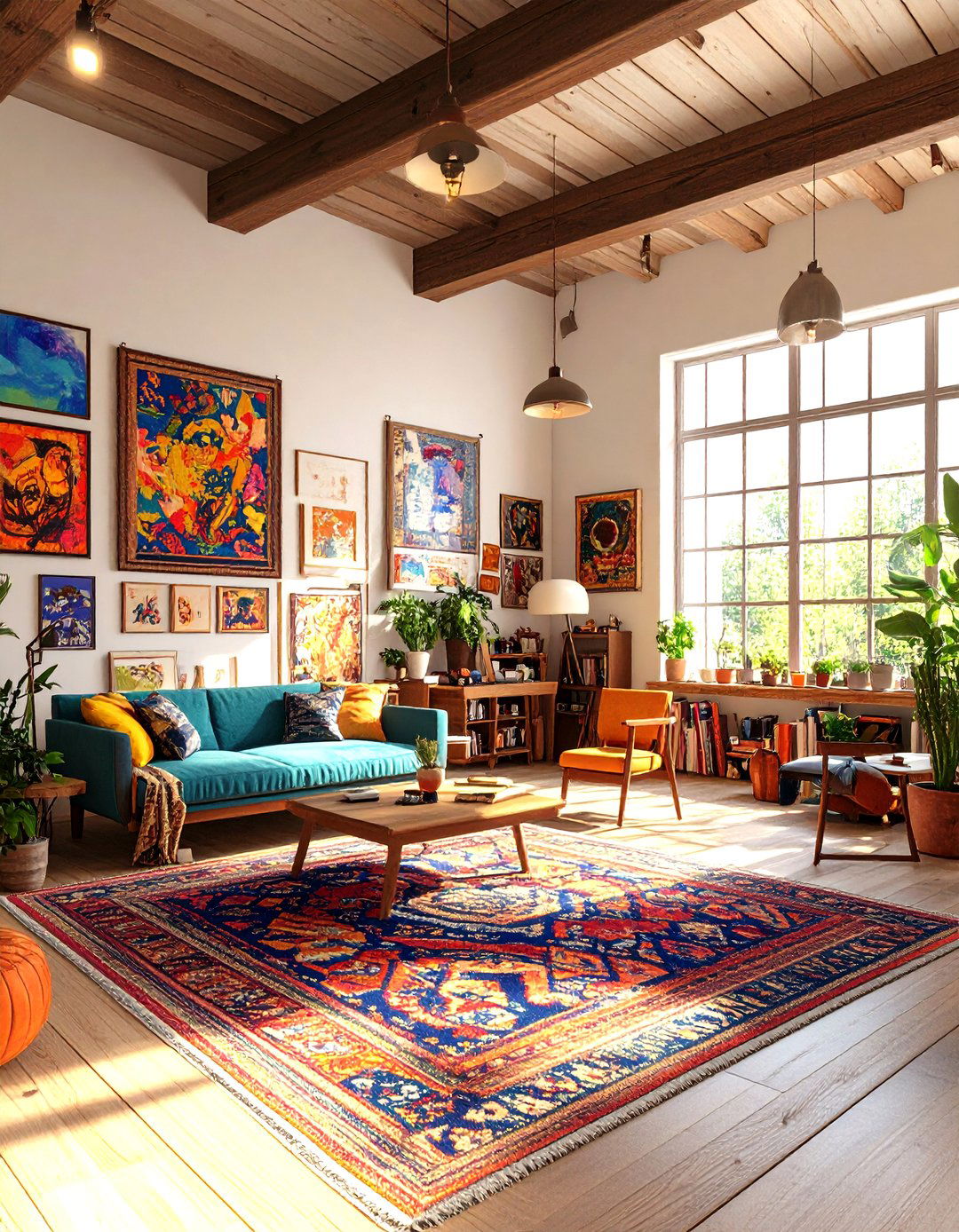 Eclectic Artists Loft - 30 3d rendering interior design ideas