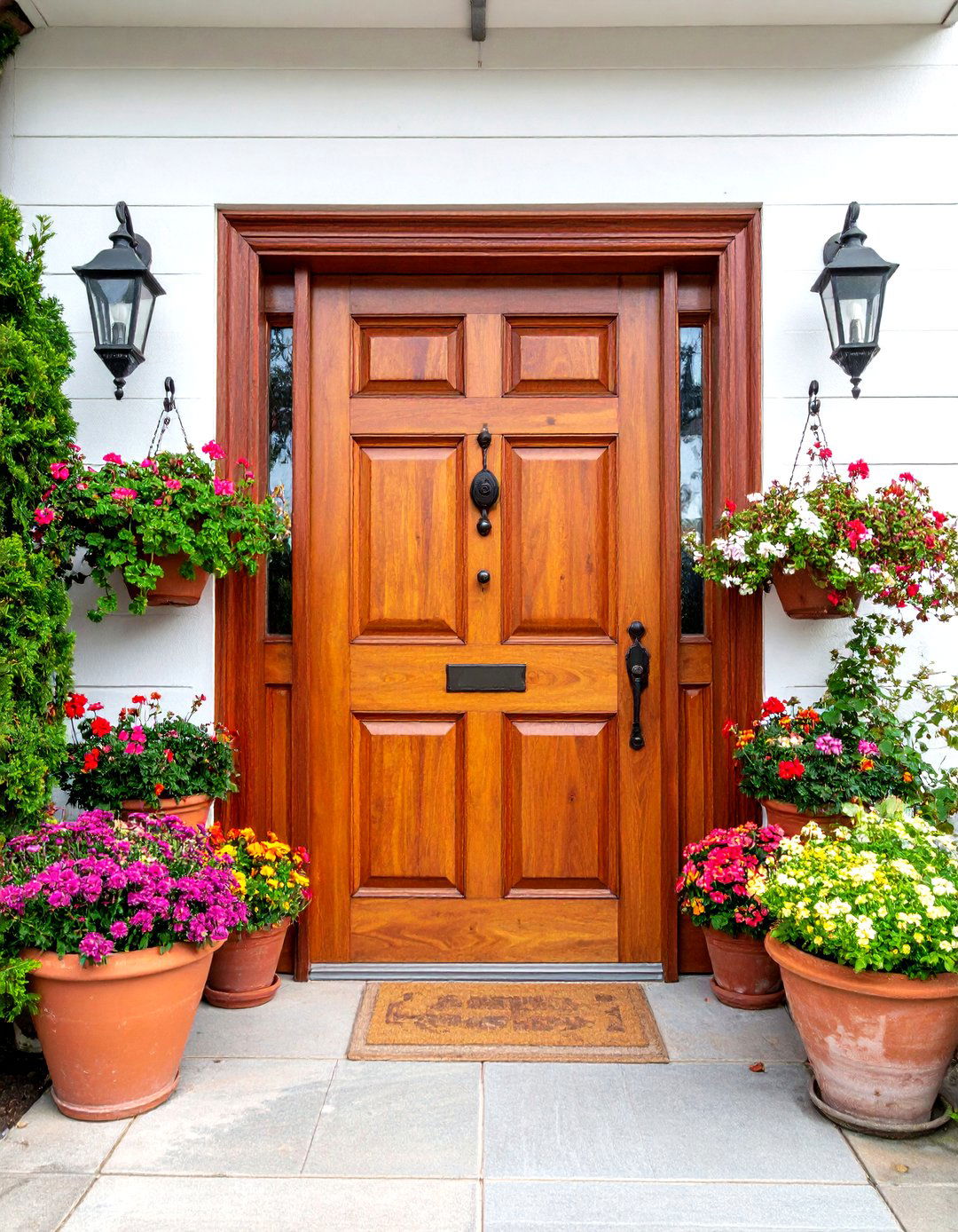 Eclectic Bohemian Carved Door - 30 entryway front door ideas