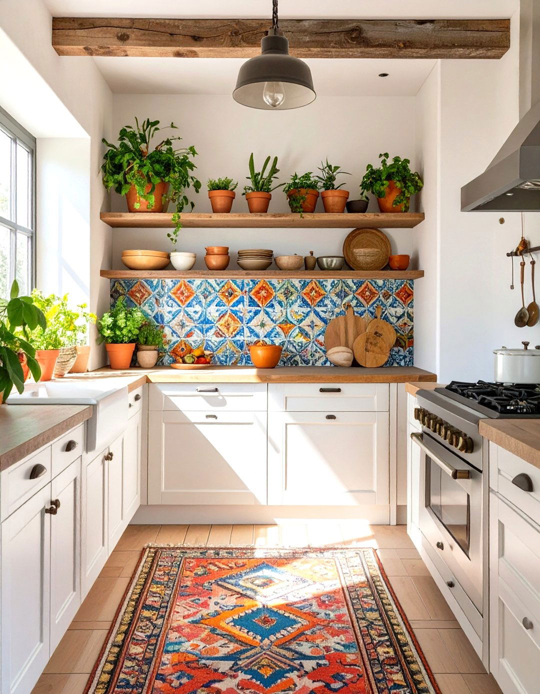 Eclectic Bohemian Country Kitchen - 30 country kitchen designs