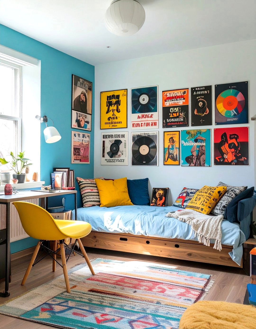 Eclectic Collector Dorm Room - 30 college dorm ideas