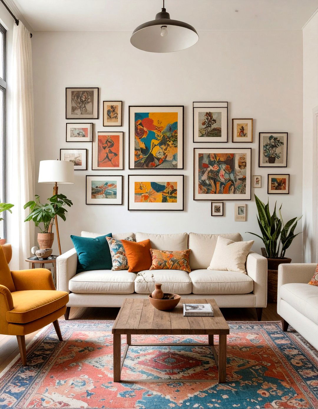 Eclectic Collectors Living Room - 30 interior design rooms ideas