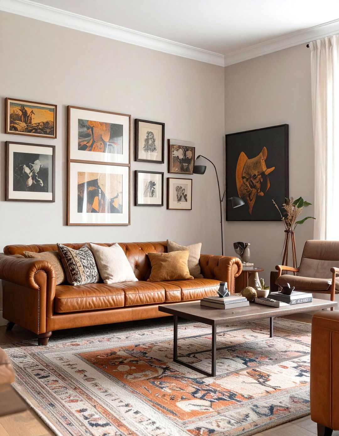 Eclectic Collectors Living Room - 30 modern luxury modern living room design ideas
